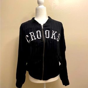 Crooks and Castles reversible jacket vintage paisley